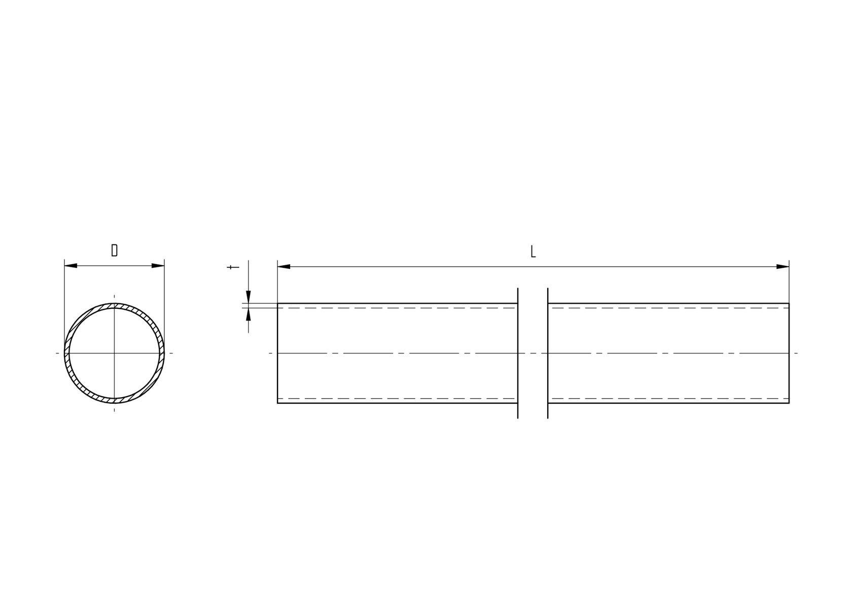Trubka švová brúsená