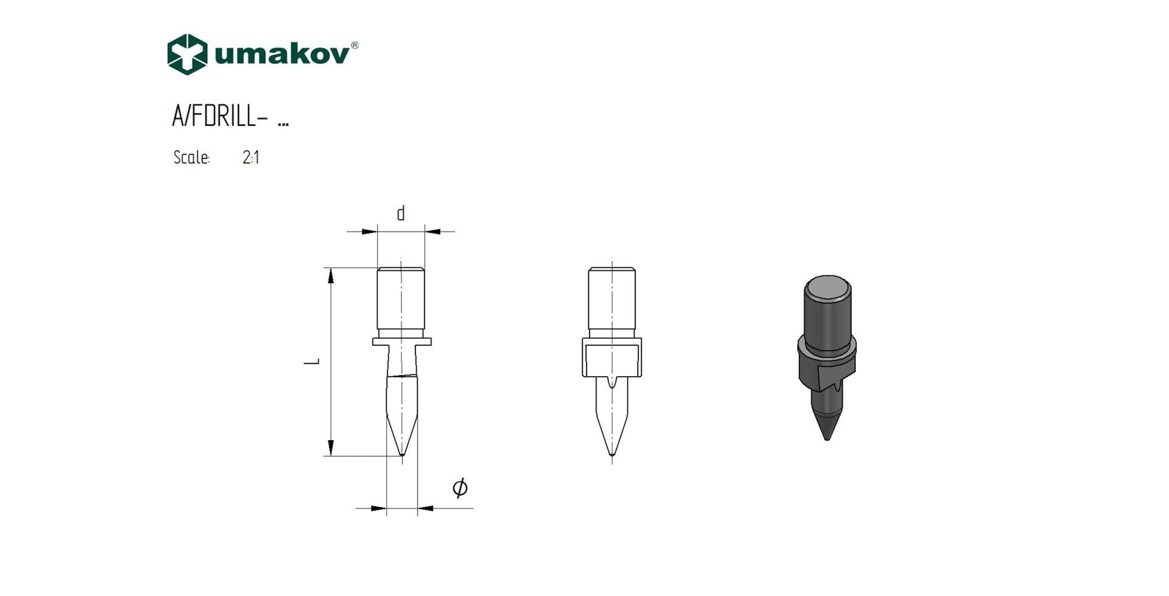 Vrták Fdrill, TC CUT/LONG