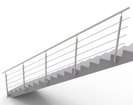 Nerezové zábradlie na schody, 6000x900mm, BS