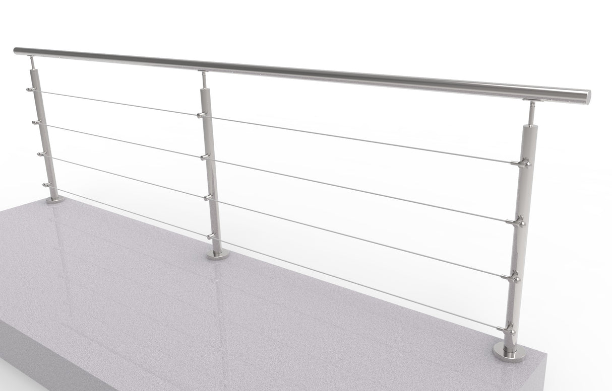 Nerezové lankové zábradlie, 3000x900mm