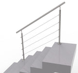 Nerezové lankové zábradlie na schody, 1500x900mm