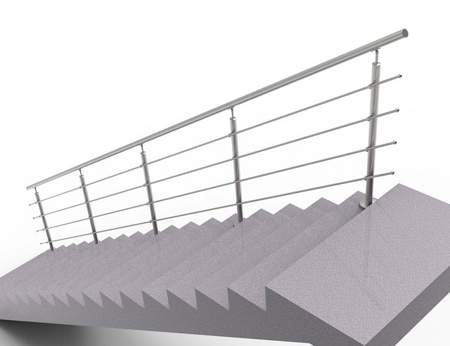 Nerezové zábradlie na schody, 6000x900mm, VS