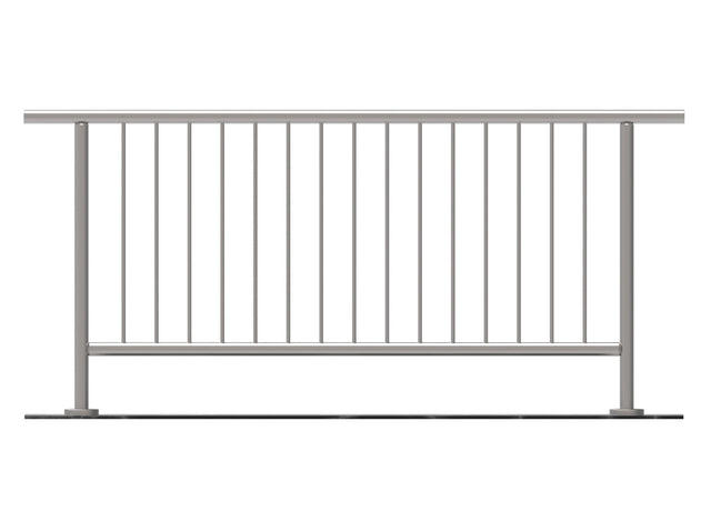 Zábradlie vertikal, VK- rovné AISI304, D42,4/d12ve