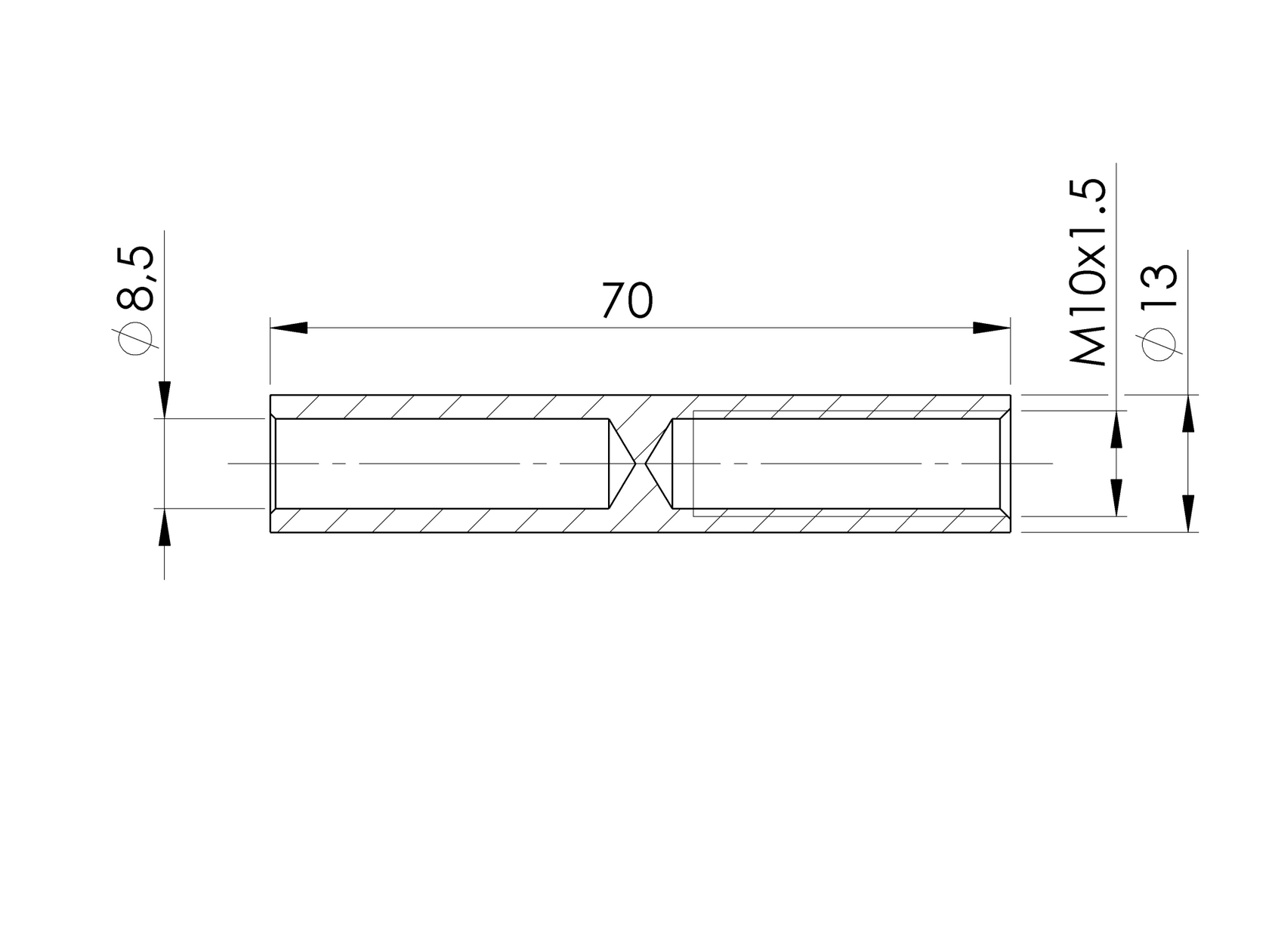 Úchytka lanka - napinak