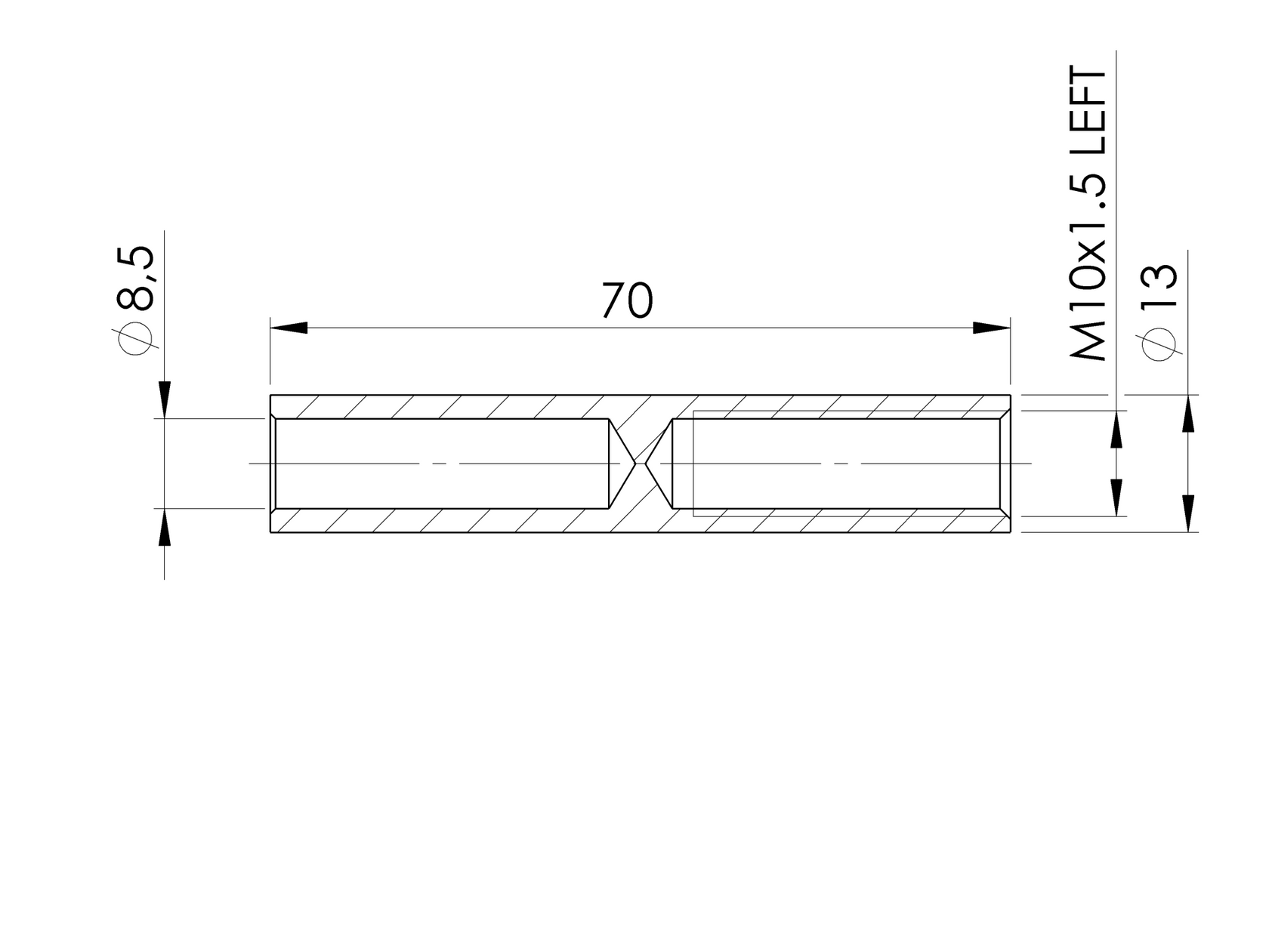 Úchytka lanka - napinak