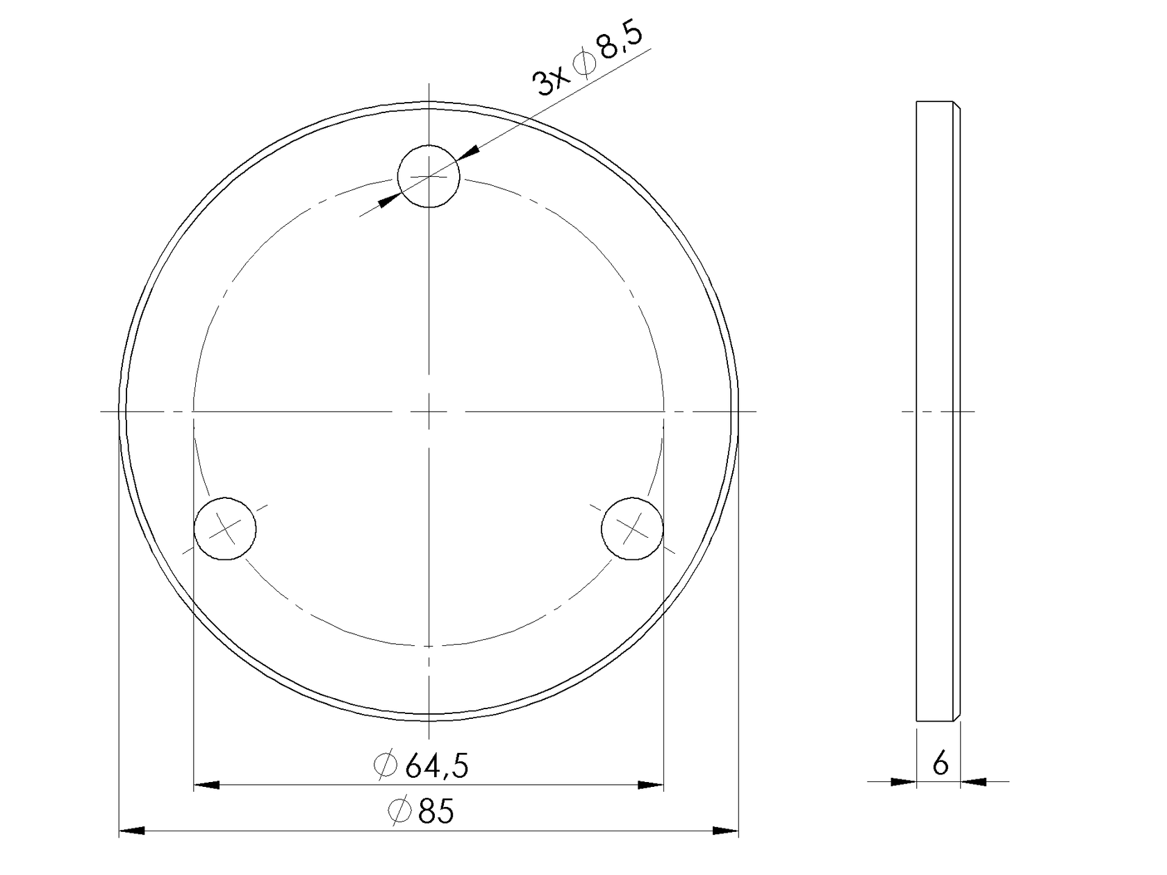 Kotvenie vrchné - príruba