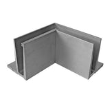 Celosklenené zábradlie-roh. profil-vrchné kotvenie