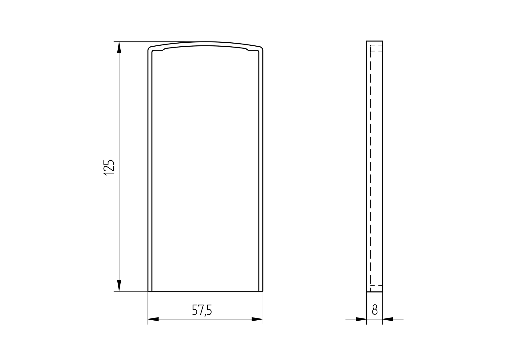 Záslepka pre profil AL/0004-ECO-6000-RAL 7016