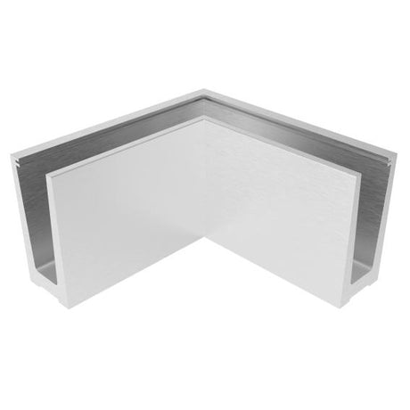 Celosklenené zábradlie-roh. profil-vrchné kotvenie