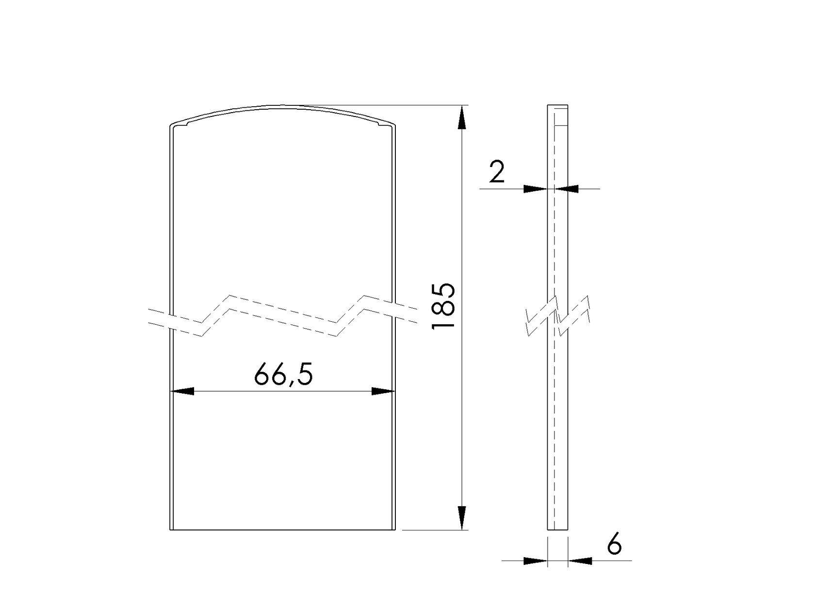Záslepka pre profil AL/0004-UnoXL-S-E pre schody