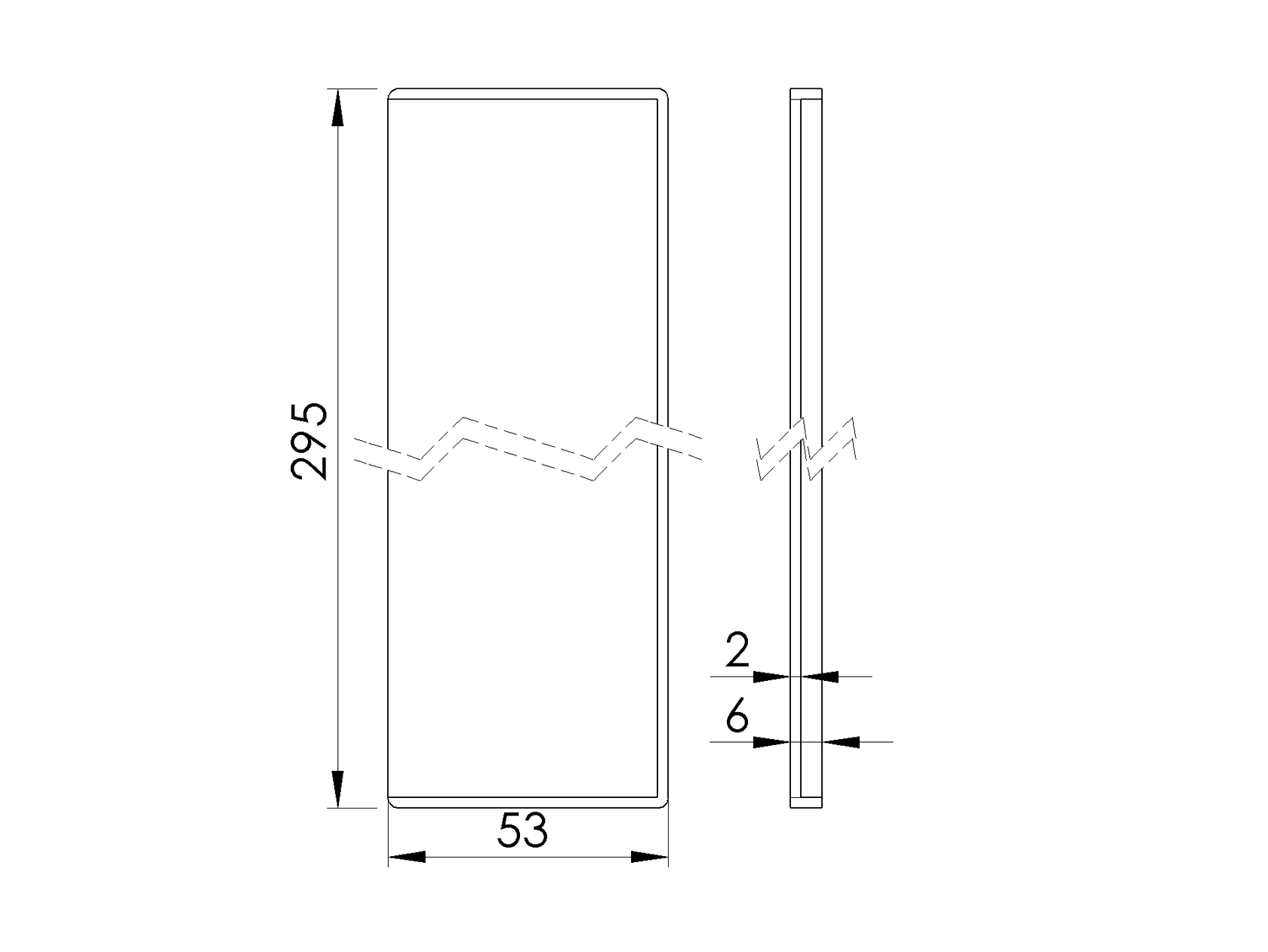 Záslepka pre profil AL/0011-N-E pre schody