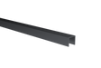  U-profil 20x20x2 mm, 10–12 mm vastag üveghez, fekete eloxált