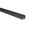 U-profil 20x30x2 mm, 10–12 mm vastag üveghez, fekete eloxált