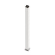 Stainless steel post 100x100-2000 with base plate - Natural