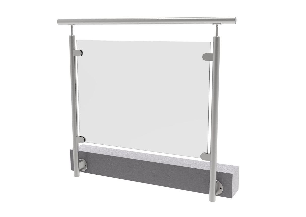 Stĺpik - bočné kotvenie - pravý + platnička