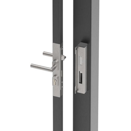 Zámkový set 40x40 AISI304 s elektrom. zámkom B1/18