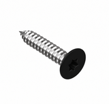 Sheet metal screw with countersunk head-TORX, stainless steel, black