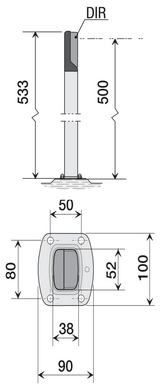 Stĺpik na fotobunky