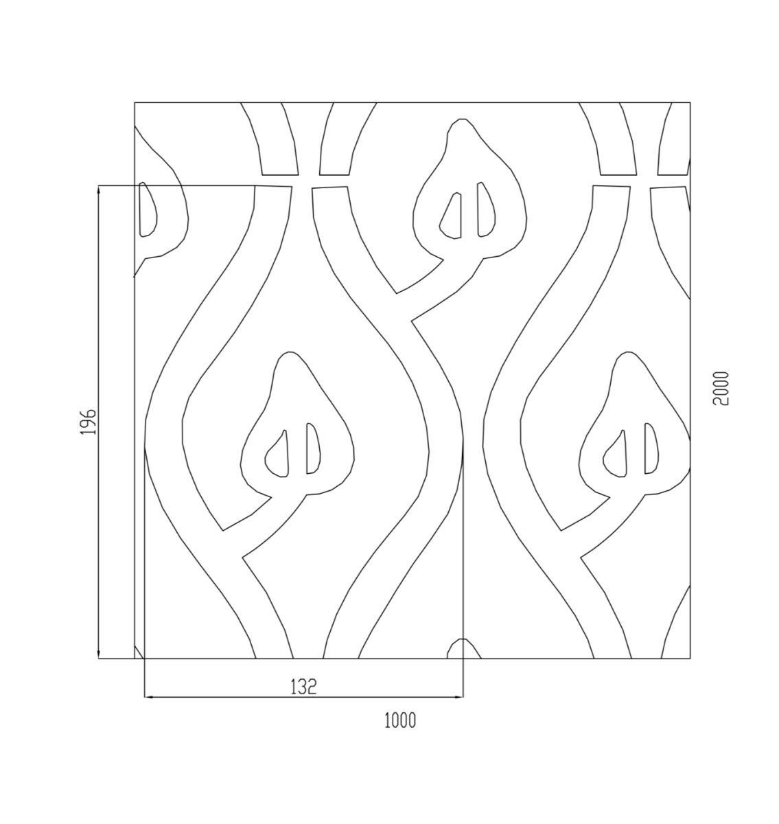 Dizajnový 3D plech, t1,2mm - Zn