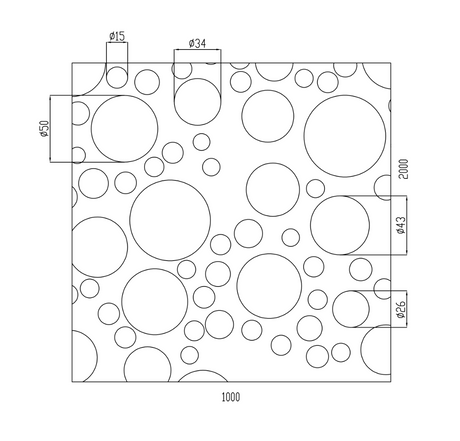 Dizajnový 3D plech, t1,2mm - Zn