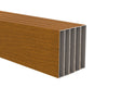 Alumínium kerítésbetét 20x120x1,4 - 5x 6,0 m - fa dekor ARANY TÖLGY W03