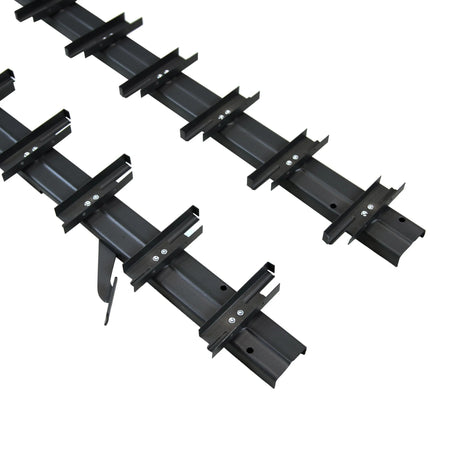 Pohyblivý oceľový systém - žalúziový - pár (ľavý + pravý)