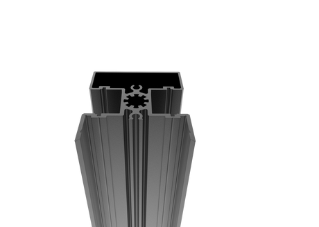 Hliníkový plotový stĺpik 50x60-6000mm R7016