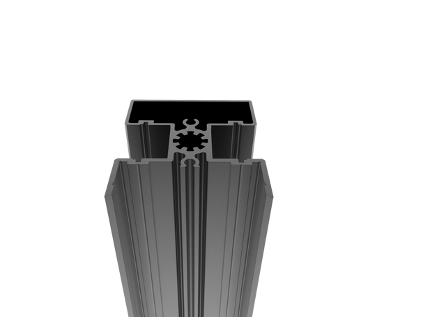 Hliníkový plotový stĺpik 50x60-6000mm R7016