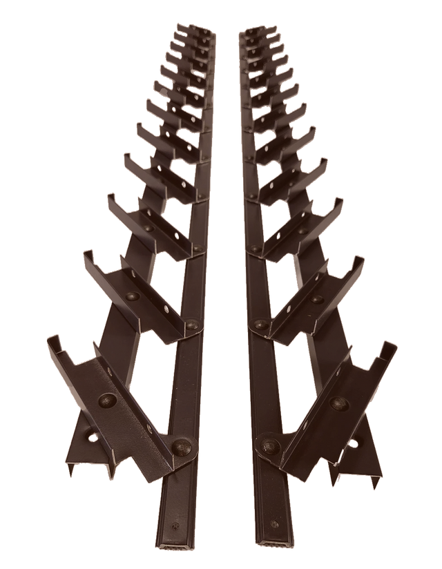 Pohyblivý hliníkový systém - vertikálny, žalúziový - pár (ľavý + pravý)