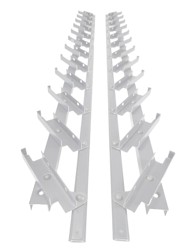 Pohyblivý hliníkový systém - vertikálny, žalúziový - pár (ľavý + pravý)