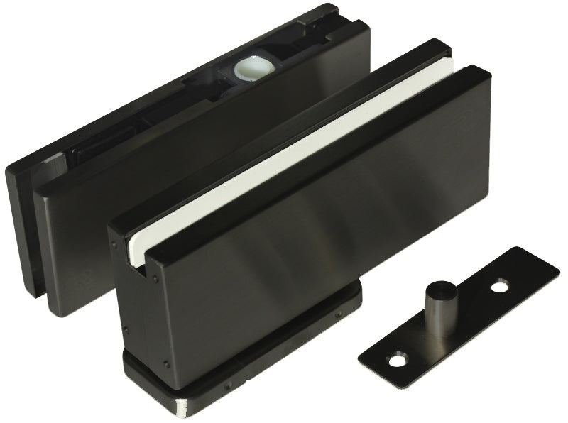 Rozsdamentes alsópánt forgótüske AISI304, SET  BLACK