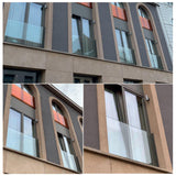 Francúzske okno AL rám bez skla, kotvenie do okna