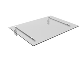 Prístrešok nerez kotvenie na stenu