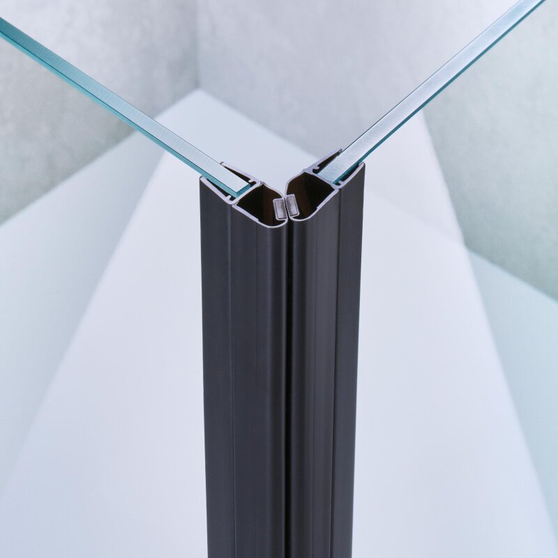 Tesniaca lišta magnetická 90.stup pár black