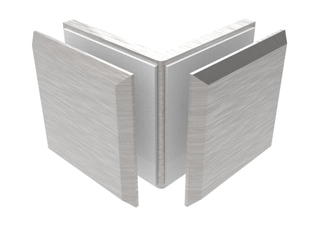 Zasklenie pevne - spojka skla 90° Zamak, T 8-10 mm