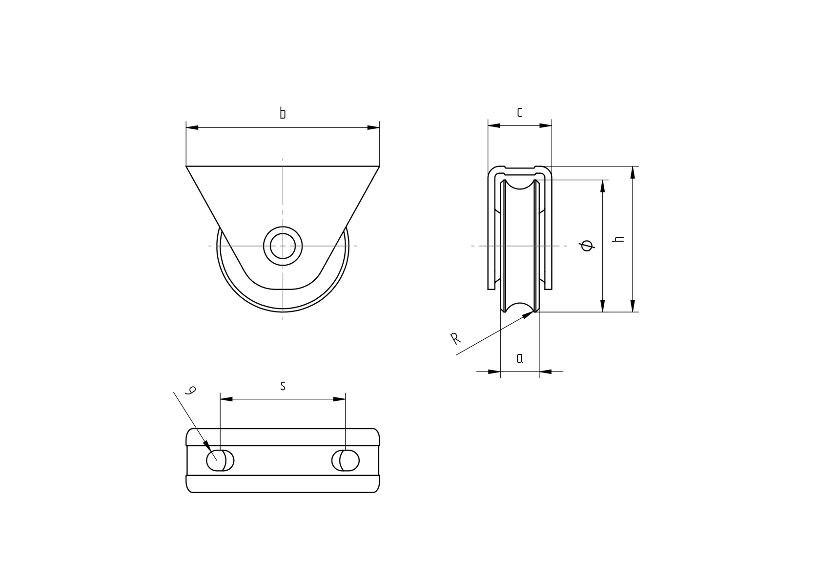 Kladka pojazdu-komplet - U, D60