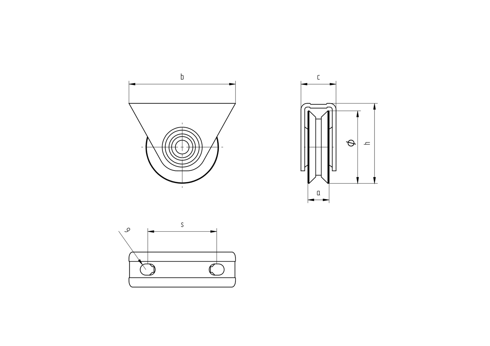 Kladka pojazdu-komplet - V, D100