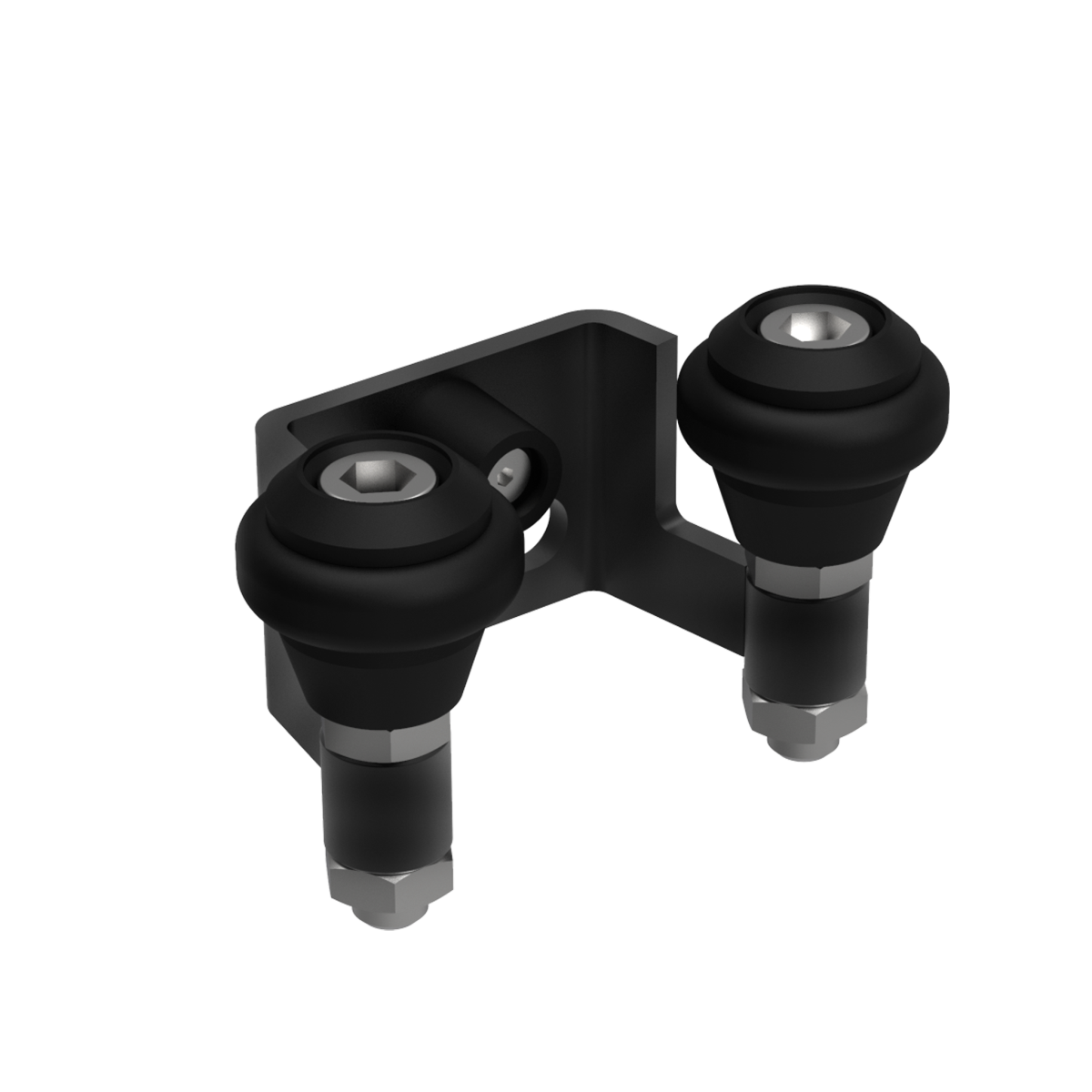 Horný nábeh, Zn, profile 40mm, čierny