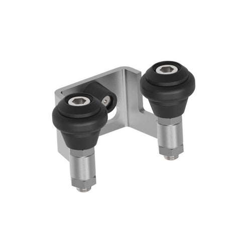 Horný nábeh, Inox, b60mm, black rubber