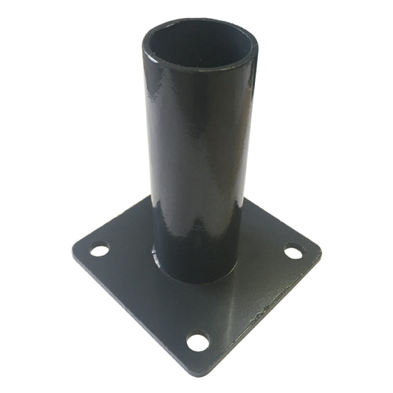 Antracit PVC D60mm oszlop talpa