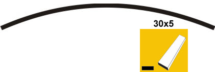 Predhnutý oblúk 30x5, p200, L2950
