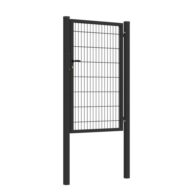 Bránka 1kr. 2D BOX ZnPVC 1000x1500mm RAL 9005 čierna matná