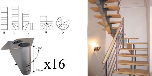 Schodisko SEGMENT NS270 sada V 3040-2740mm