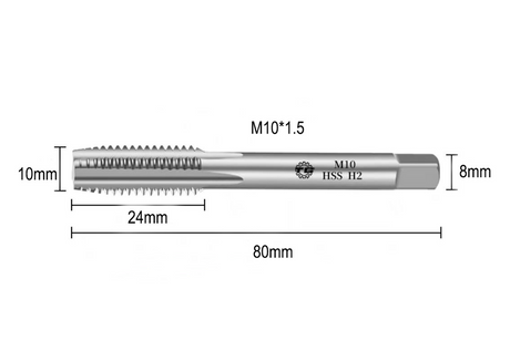 Strojný závitník M10x1,5 HSS-H2
