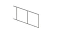 Galvanized Rolling Gate Frame, Unwelded - Natural - SET