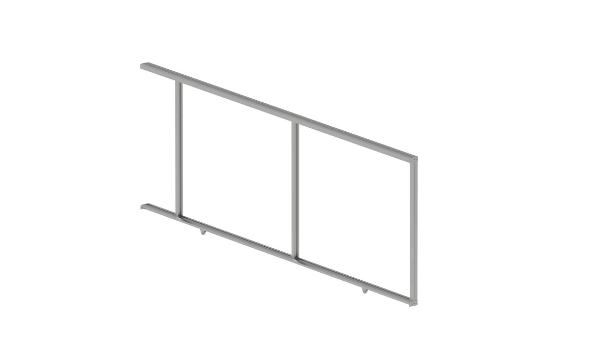Galvanized Rolling Gate Frame, Unwelded - Natural - SET