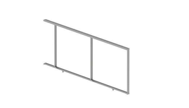 Galvanized Rolling Gate Frame, Unwelded - Natural - SET