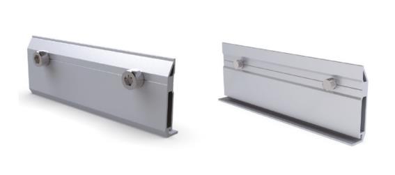 Spojka SFR-01 pre montážny profil R52 - set 1