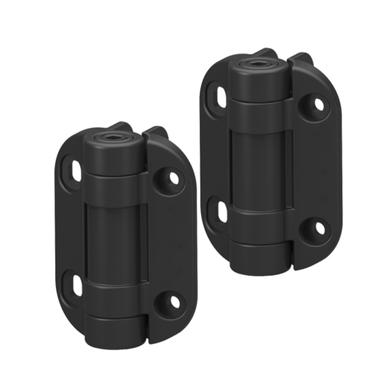 Záves na brány, s nastaviteľnou pružinou