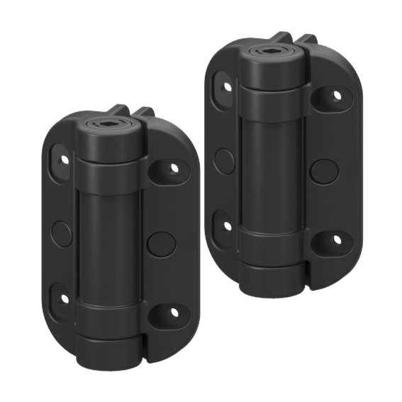 Záves na ťažké brány, s nastaviteľnou pružinou